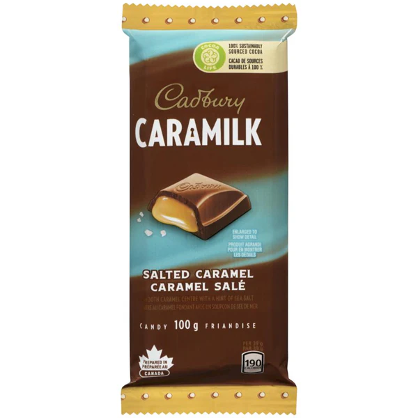 CADBURY - CARAMILK SALTED CARAMEL 19x100 GR