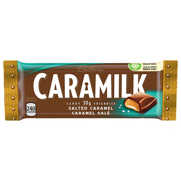 CADBURY - CARAMILK SALTED CARAMEL BAR 8x24x50 GR
