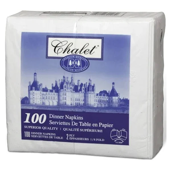 CHALET - DINNER NAPKINS 2PLY DNAP30100 30x100 PK