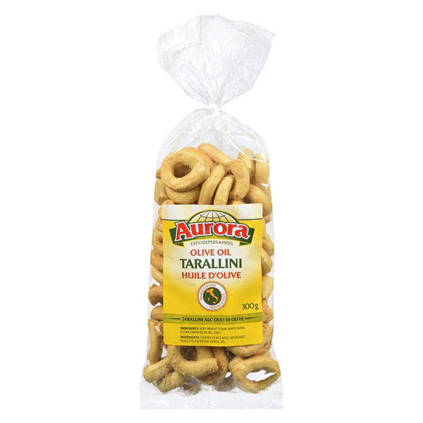 AURORA - TARALLINI WITH OLIVE OIL 12x300 GR