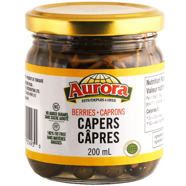 AURORA - CAPER BERRIES 12x200 ML
