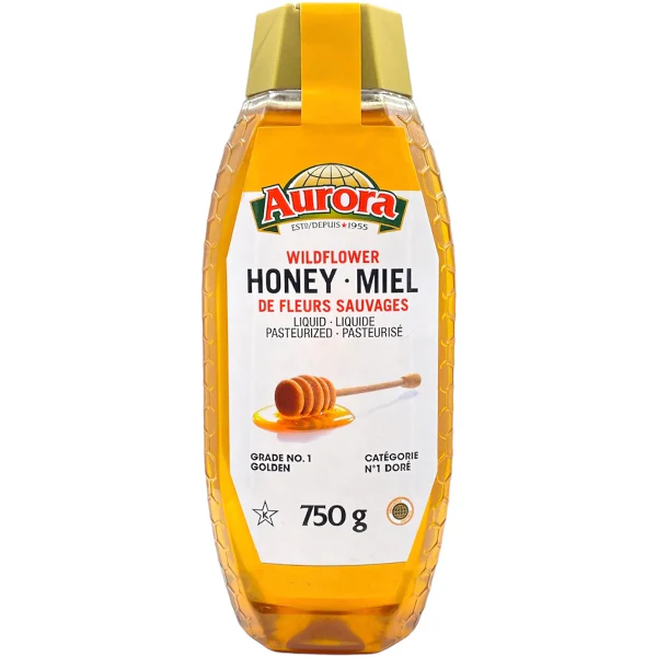 AURORA - HONEY SQUEEZE BOTTLE 12x750 GR