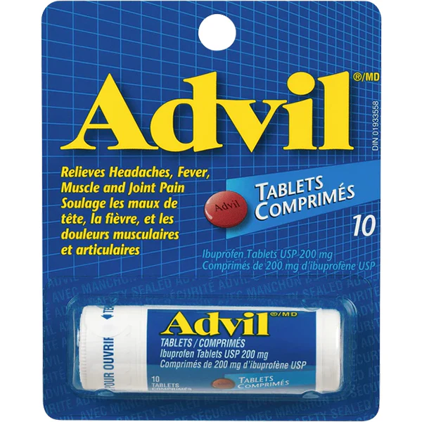 ADVIL - TABS BLISTER VIAL 12x10 CT