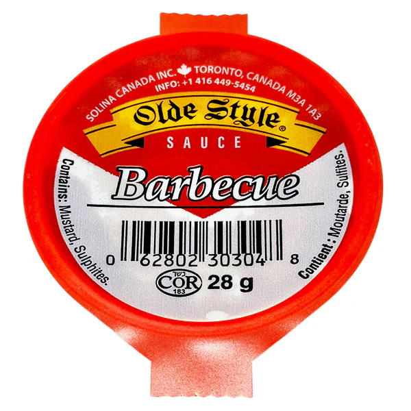 OLDE STYLE - BBQ SAUCE PORTIONS 160x28 GR