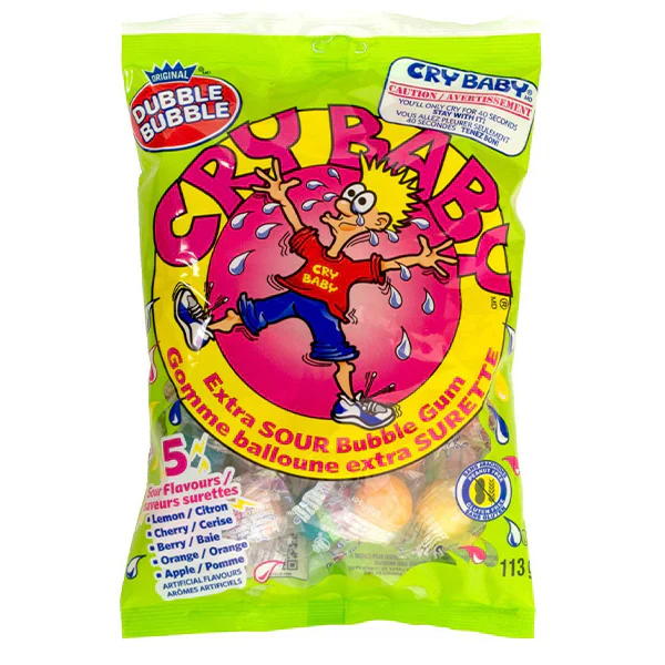 TOOTSIE - CRY BABY GUMBALLS PEG BAG 36x113 GR
