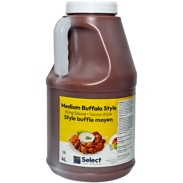 SELECT - WING SAUCE MEDIUM BUFFALO 2x4 LT