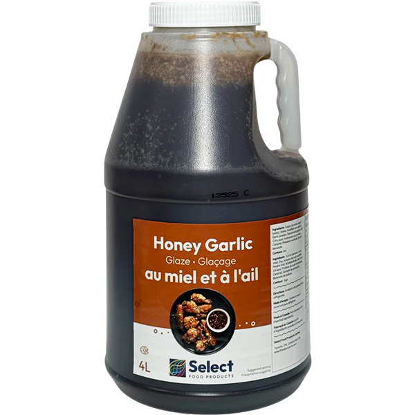 SELECT - HONEY GARLIC GLAZE BBQ SAUCE 2x4 LT