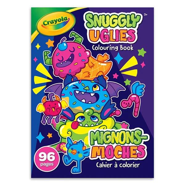 CRAYOLA - SNUGGLY UGLIES COLOURING BOOK 96PG 12x1 CT