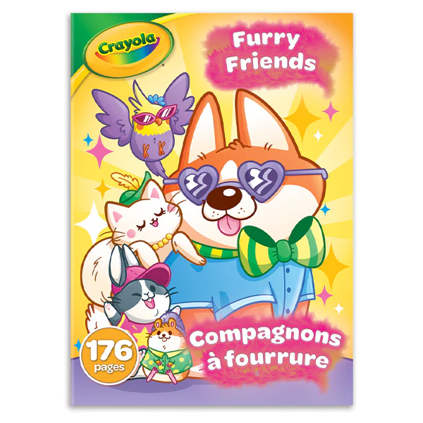 CRAYOLA - FARM ANIMALS COLOURING BOOK 176PG 8x1 CT