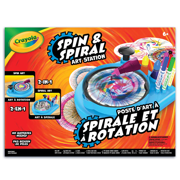 CRAYOLA - SPIN N SPIRAL 2.0 4x1 PK