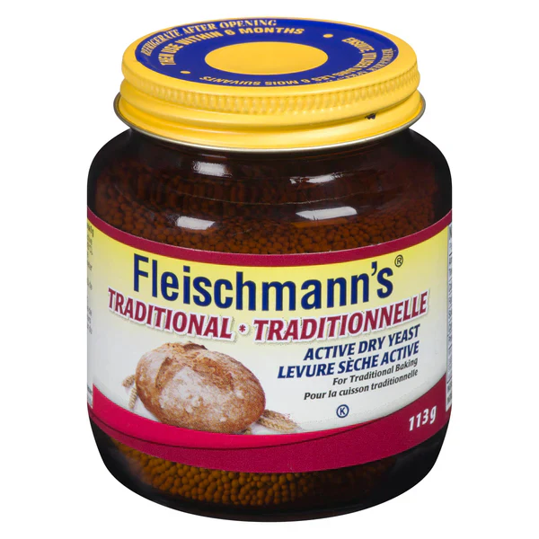 FLEISCHMANN - TRADITIONAL YEAST JAR 12x113 GR