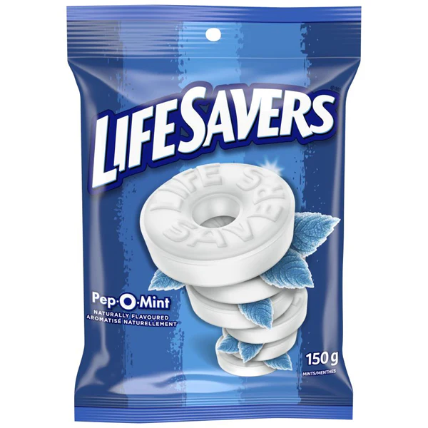 LIFE SAVERS - PEP-O-MINT 12x150 GR