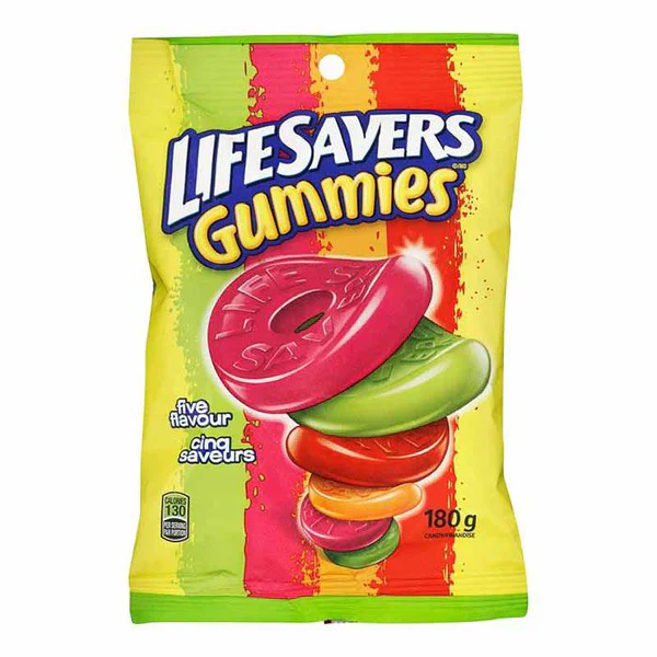 LIFE SAVERS - GUMMIES 5 FLAVOUR 12x180 GR