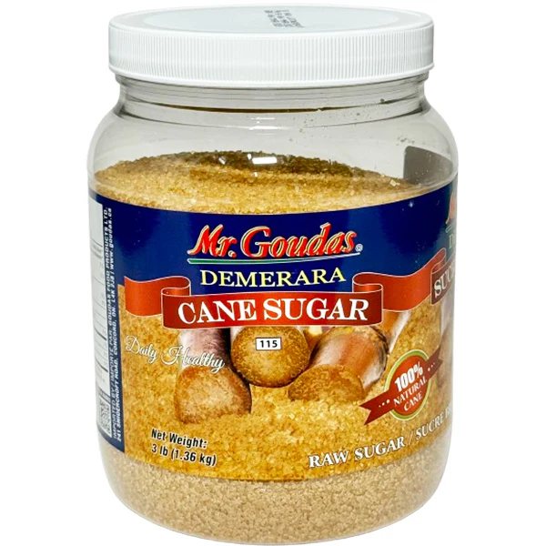 MR. GOUDAS - DEMERARA CANE SUGAR 8x3 LB