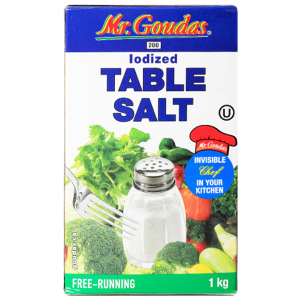 MR GOUDAS - TABLE SALT BOX 12x1 KG