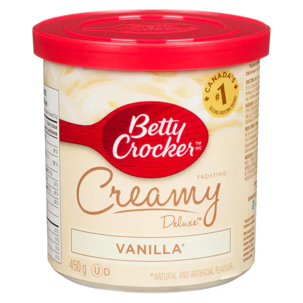 BETTY CROCKER - FROSTING CREAMY DELUXE VANILLA 12x450 GR