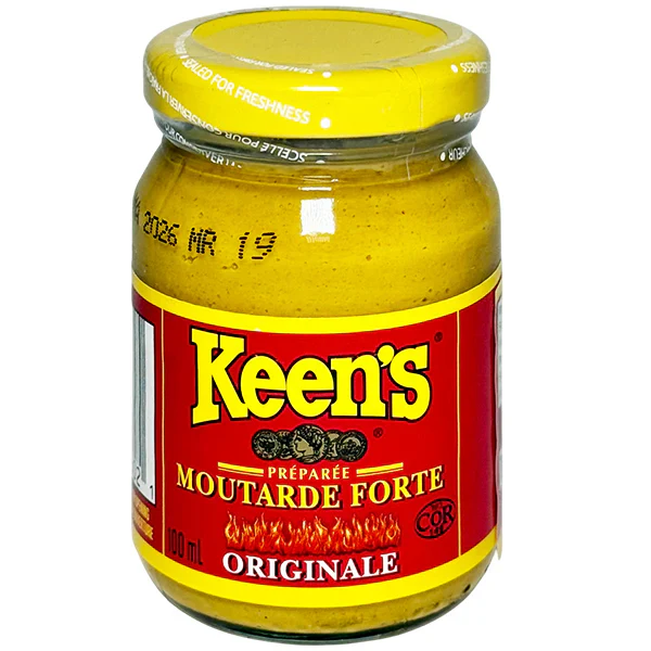 KEENS - PREPARED HOT MUSTARD 12x100 ML