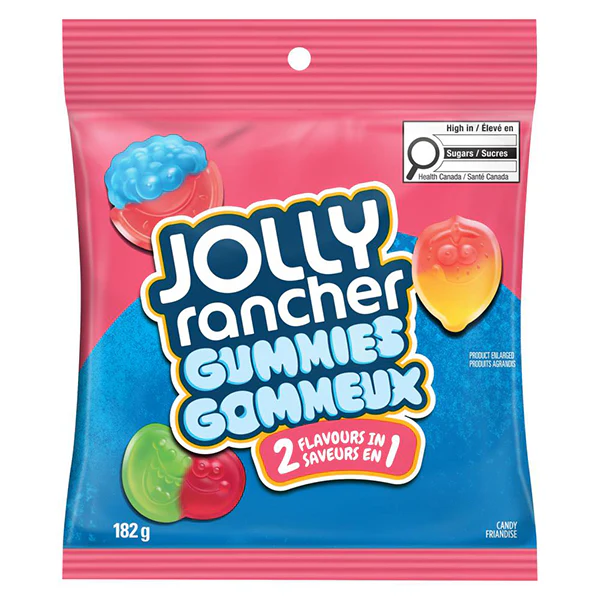 JOLLY RANCHER - GUMMIES SOUR 2 IN 1 10x182 GR
