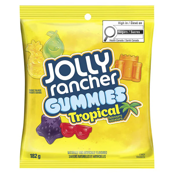 JOLLY RANCHER - GUMMIES TROPICAL 10x182 GR