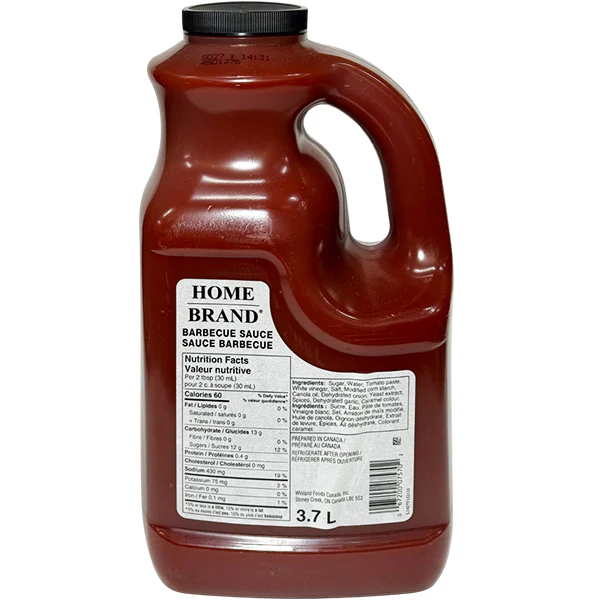 ED SMITH - HOME BRAND BBQ SAUCE 2x3.7LT