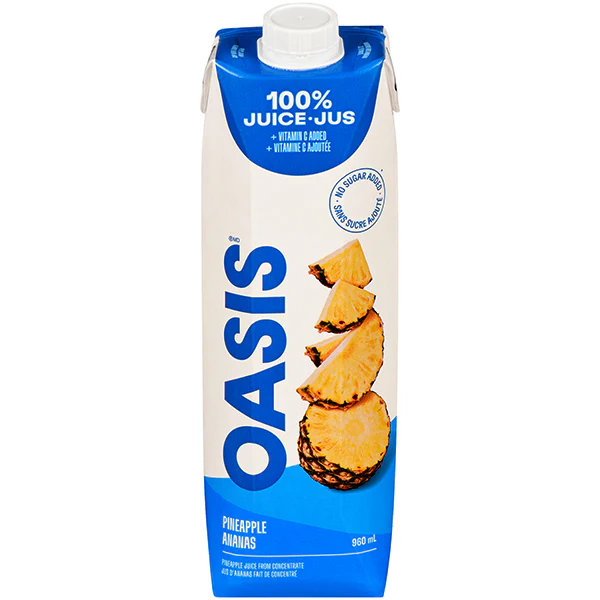 OASIS - PRISMA PINEAPPLE BLEND JUICE 12x960ML