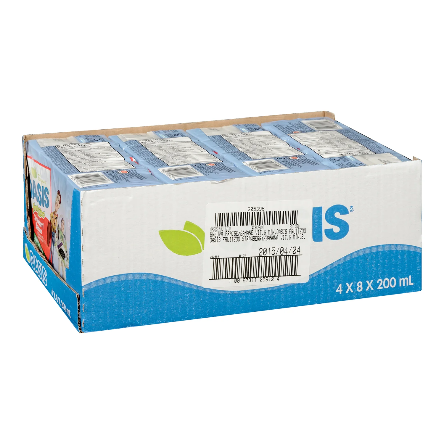 OASIS - HYDRA FRUIT STRAWBERRY BANANA 32x200ML