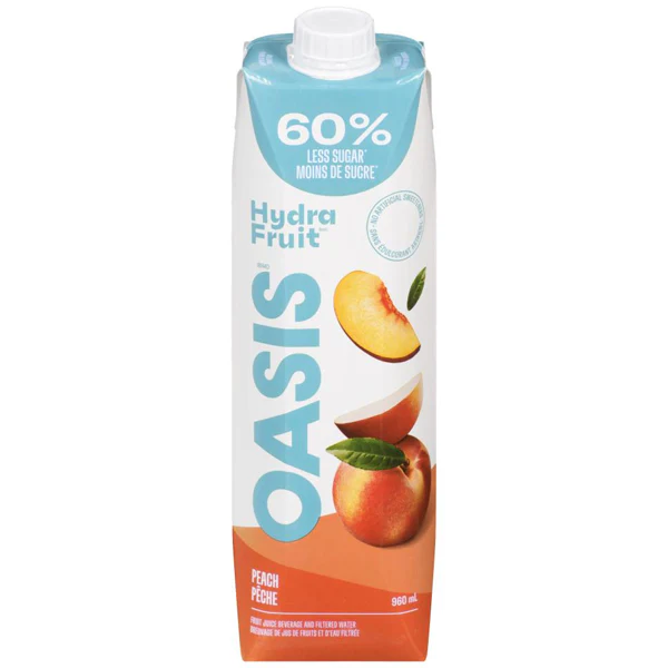 OASIS - HYDRAFRUIT PEACH 12x960 ML