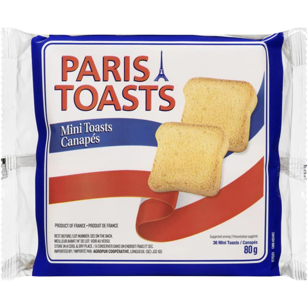PARIS TOASTS - MINI 24x80 GR