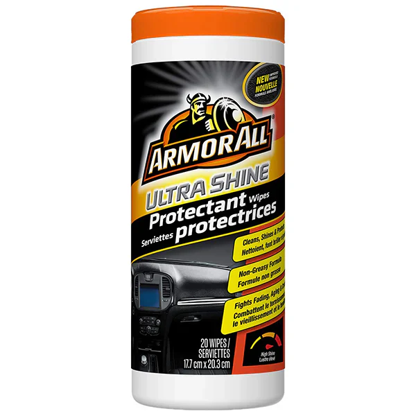 ARMOR ALL - ULTRA SHINE PROTECTANT WIPES 6x20 CT