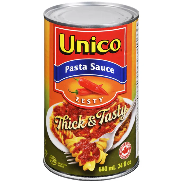 UNICO - ZESTY PASTA SAUCE 12x680 ML