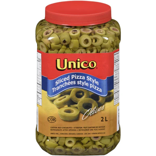 UNICO - PIZZA STYLE OLIVES 6x2 LT