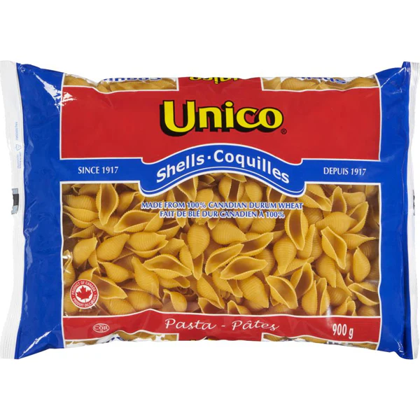 UNICO - SHELLS 12X900GR