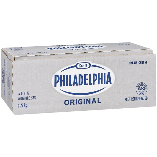 KRAFT - PHILADELPHIA CREAM CHEESE 6x1.5 KG