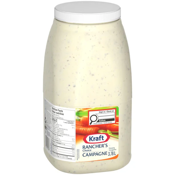 KRAFT HEINZ - RANCHER'S CHOICE DRESSING 2x3.78LT