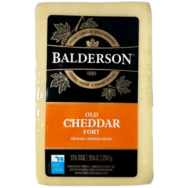 BALDERSON - WHITE CHEDDAR EXTRA OLD FW 12x250 GR