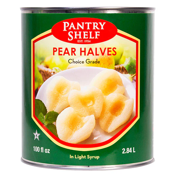 PANTRY SHELF - PEAR HALVES 6x2.84 LT