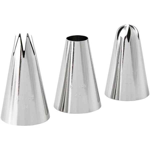 WILTON - EXTRA LARGE DECORATING TIP 4x3 EA