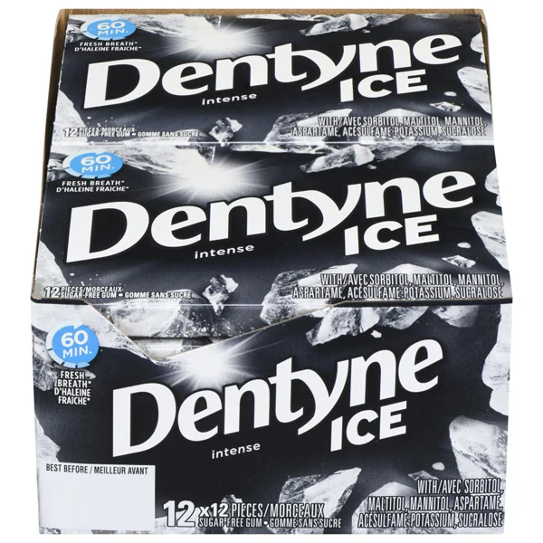 DENTYNE - ICE INTENSE 18x12x12 PC