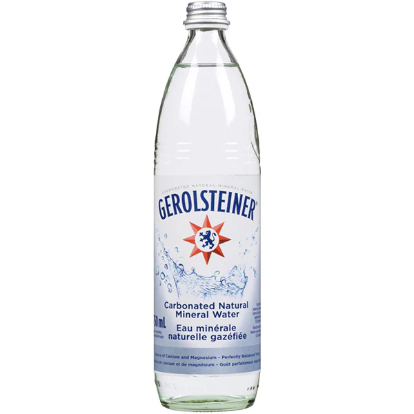 GEROLSTEINER - SPARKLING MINERAL WATER 15x750 ML