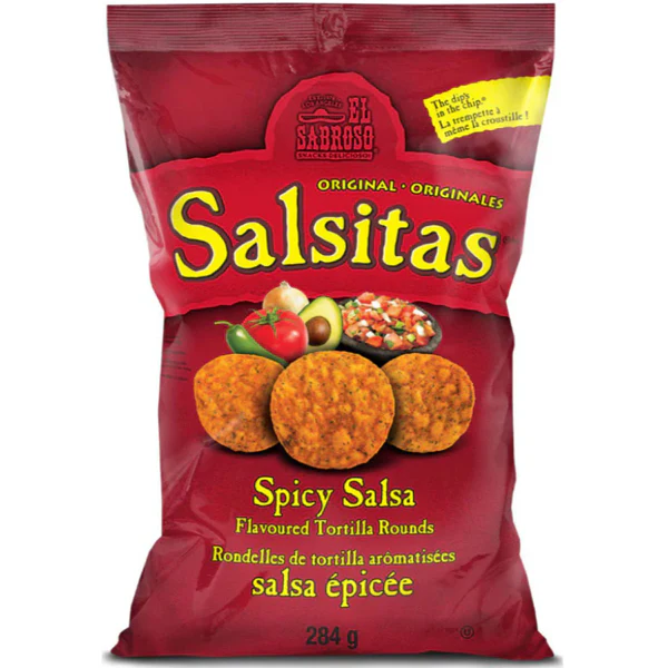EL SABROSO - SALSITAS TORTILLA CHIPS 12x284 GR