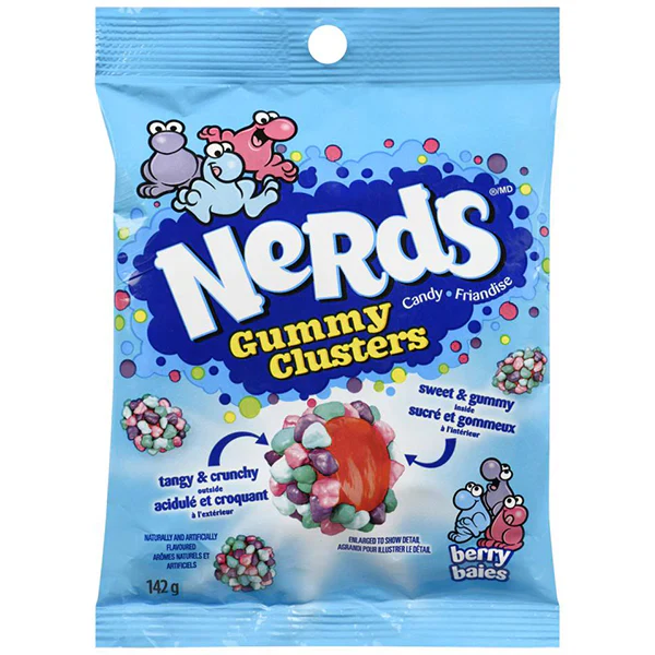 NERDS - GUMMY CLUSTER VERY BERRY 10x142 GR