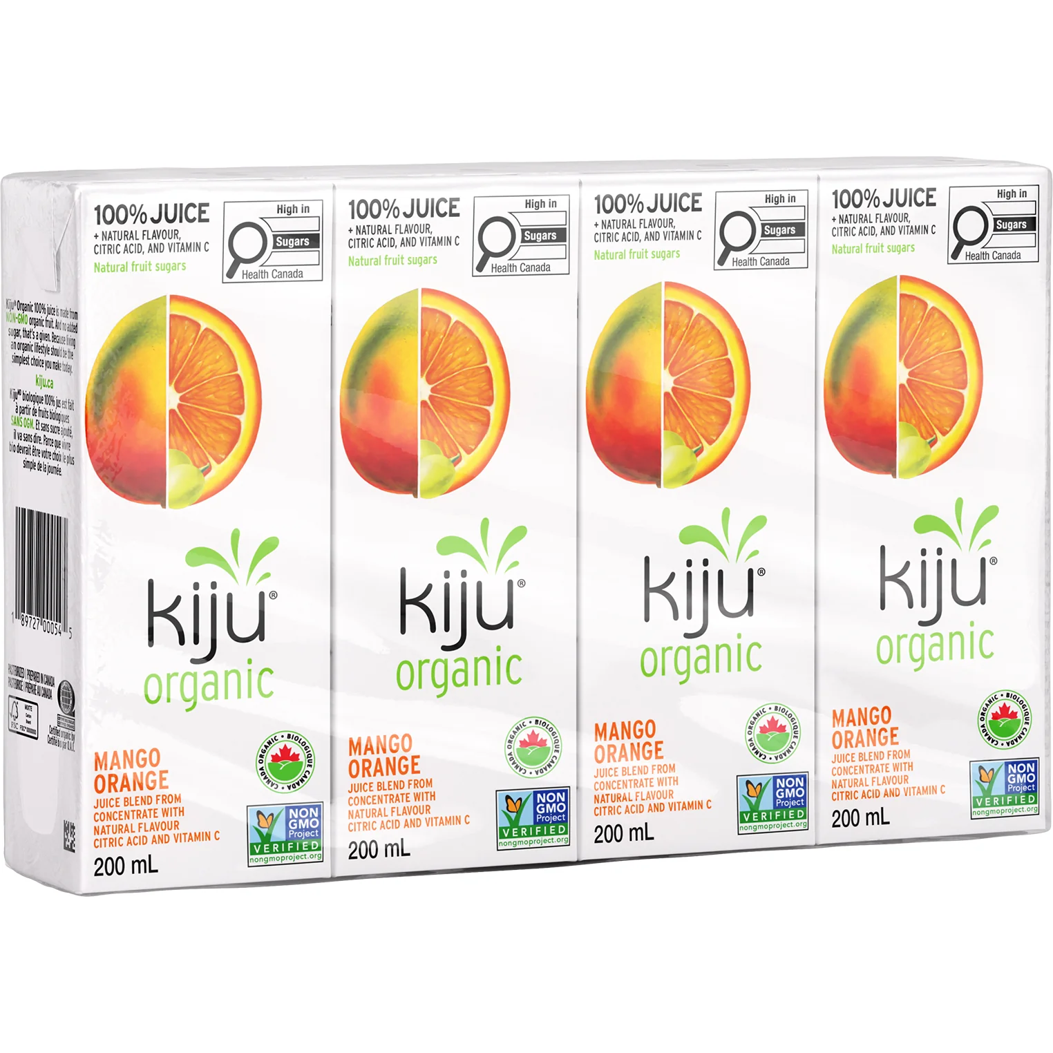 KIJU - MANGO ORANGE 8x4x200 ML