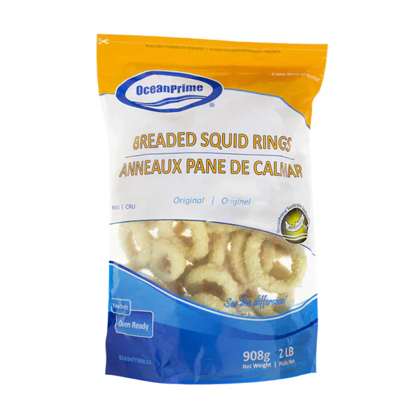 OCEAN PRIME - BREADED SQUID RINGS 8x908 GR
