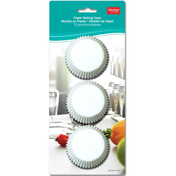 AI DE CHEF - BAKING CUPS 75 MEDIUM 12x EA
