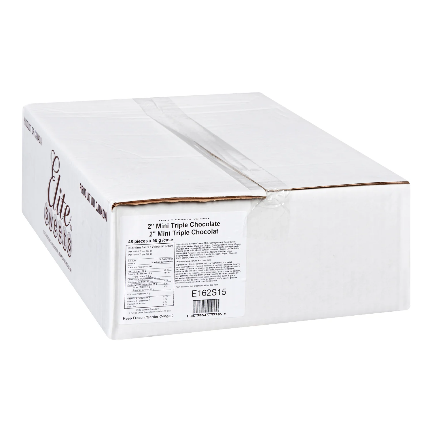 ELITE SWEETS - 2in MINI TRIPLE CHOCOLATE 48x50 GR