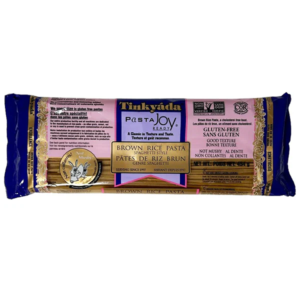 TINKYADA - BROWN RICE SPAGHETTI 12x454 GR