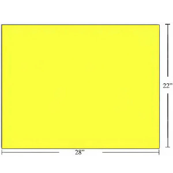 CTG - BRISTOL BOARD FLUORESCENT YELLOW 50x1 UN