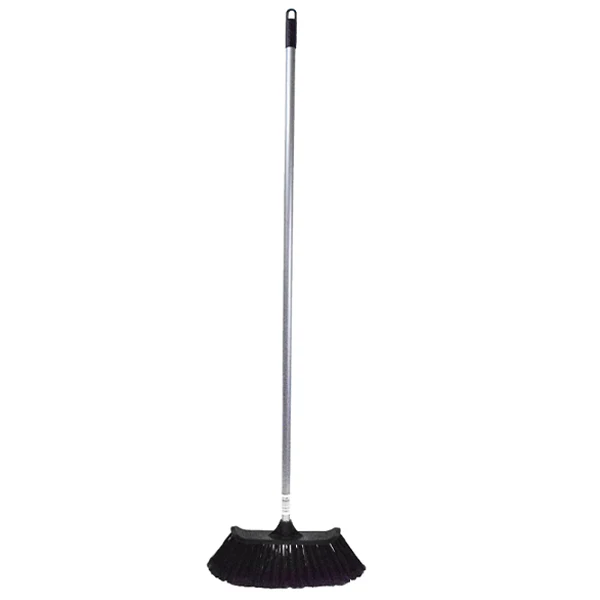 GLOBE - 14IN SPARTAN PREMIUN CURVED MAGNETIC BROOM METAL HANDLE 48I 12x1 UN