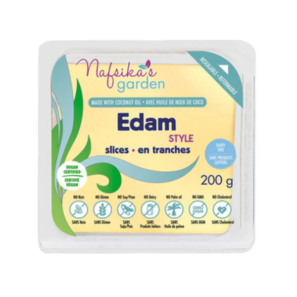 NAFSIKAS GARDEN - VEGAN EDAM STYLE SLICES 12x200 GR