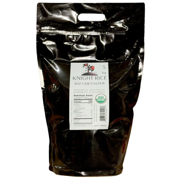 KNIGHT RICE - BLACK 5x5 KG
